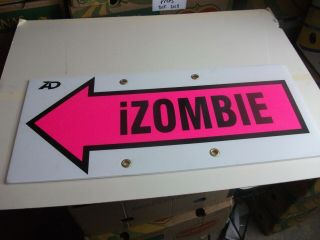 I - Zombie - Tv Series - Large - Locations Sign - Rare