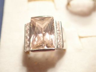 Grandmas Rare Fas 925 Sterling Silver Gem Stone Cluster Ring