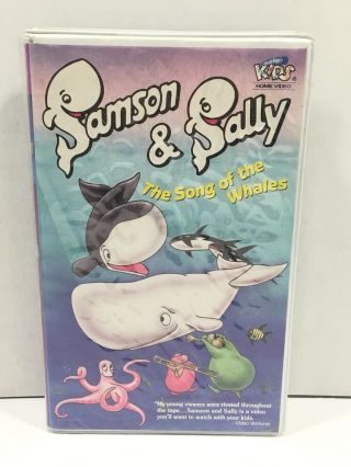 Samson And Sally : The Song Of The Whales - (vhs,  1995) Rare
