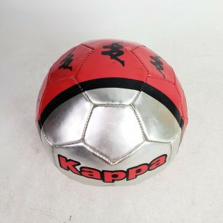Vintage 90s Kappa Perfect Match Ball Soccer Ball ⚽️ M07 Silver Red Rare
