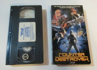 Counter Destroyer Vhs (1989) Aka Vampire Is Still Alive (rare)