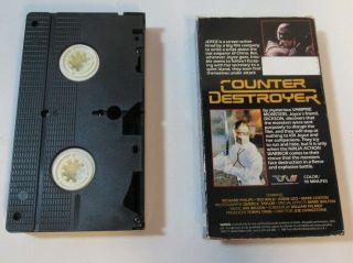 Counter Destroyer VHS (1989) aka Vampire Is Still Alive (Rare) 2
