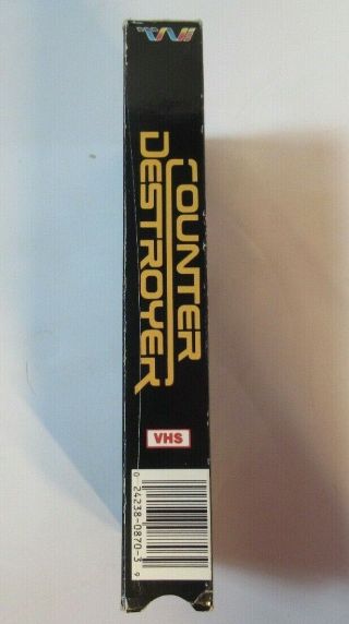 Counter Destroyer VHS (1989) aka Vampire Is Still Alive (Rare) 7