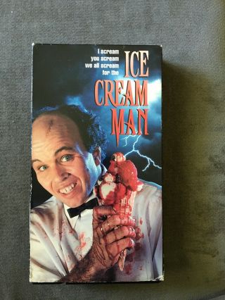 Ice Cream Man Vhs (1995) Clint Howard Horror/slasher Rare