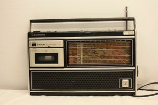 Grundig C6000 C - 6000 Automatic Transistor Radio Germany Cassette Recorder Rare