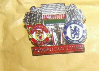 Manchester United Chelsea Ultra Rare 2019/2020 Badge