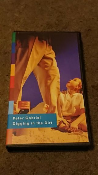 Peter Gabriel Digging In The Dirt Rare Promotional Vhs Video