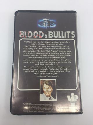 BLOOD & BULLITS - 1977 - VHS - PAL - Videofilm Promotions Label - UK - VERY RARE 4