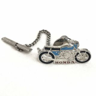 Vintage Honda Motorcycle Tie Tack Lapel Pin Rare Htf