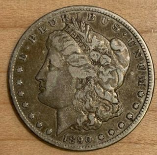 1890 Cc Morgan Silver Dollar (carson City),  Rare,