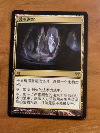 Mtg Magic The Gathering Cavern Of Souls X 1 Chinese Rare Avacyn Restored Lp/sp