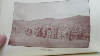 Very Rare 1896 Goldfields Of Colorado Mining - Denver & Rio Grande RR Book & Map 4