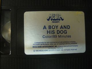A BOY AND HIS DOG VHS DON JOHNSON 1982 RARE 3