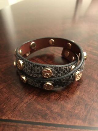 Tory Burch Double Wrap Bracelet $128 Rare