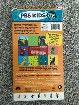Rare Promotional All Together Teletubbies PBS Kids VHS Video Canada Version 2