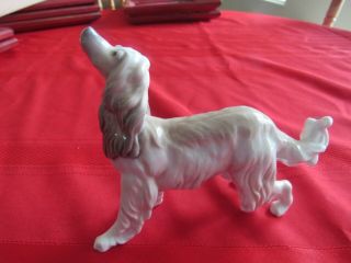 Rare Llardo Afghan Hound Dog Ceramic Figurine 1282 -