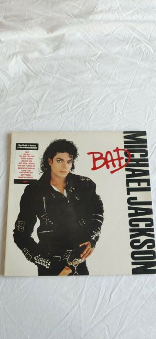 Rare Michael Jackson Bad Vinyl Lp Record Collectable Famous