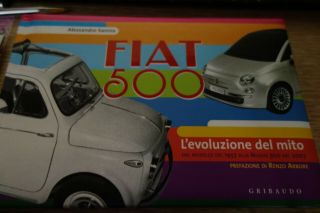 Rare Fiat 500 Book Both Italian English By Sannia Padded Hardcover 2nd Ed 2007