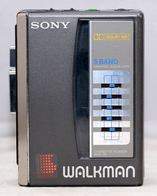 Rare Vintage Sony Wm - 36 Portable Cassette Player Walkman With Graphic Equilizer
