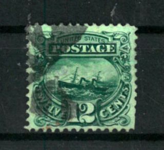 Us 1869 12c Green Vf,  See 2 Scan Rare