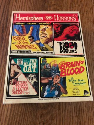 Hemisphere Box Of Horrors,  Blu - Ray Rare Oop Horror Severin See Details