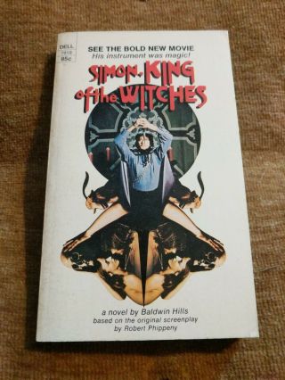 Vintage Horror Simon King Of The Witches Book By Baldwin Hills 1971 Rare & Oop