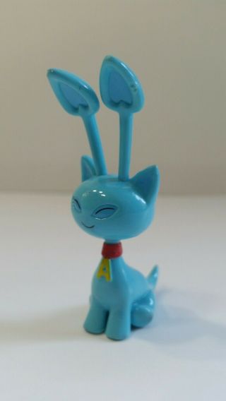 Neopets Blue Aisha Figure - 2003 Thinkway Toys - Vintage Cat Rare Kids