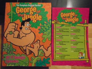 Rare Oop George Of The Jungle 2x Dvd Complete Series 1967 Cartoon Abc