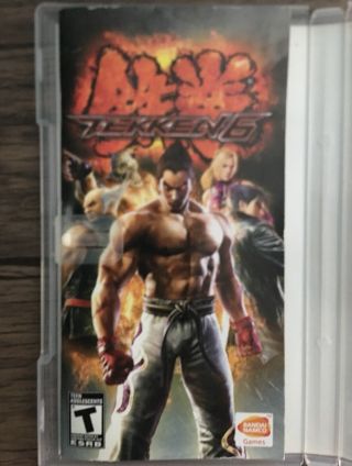 PSP Tekken 6 Black Label RARE 3