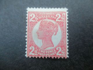 Queensland Stamps: 1897 - 1900 Chalon - Rare (e247)