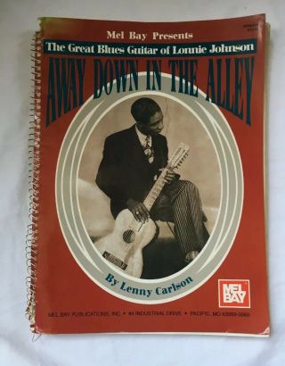 Rare Lonnie Johnson Blues Guitar Mel Bay Music Book 1993