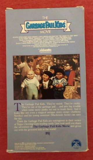 Garbage Pail Kids Movie VHS - Rare Horror Cult Comedy Sleaze Punk Gore cards GPK 2