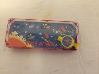 Vintage Tomy Mini Pocket Game Space Attack Fast Rare