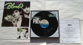 Blondie Signed 2010 Wolverhampton Eat To The Beat Unique Display Rare Flat