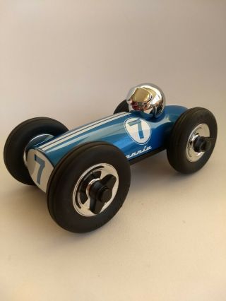 Playforever Rare Blue 7 Bonnie Toy Race Car 8.  5 "