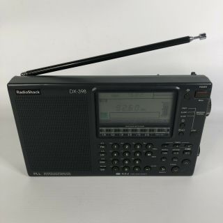 Radio Shack Dx - 398 Shortwave Radio Euc Ats - 909 Sangean Rare Vintage Great Cond.