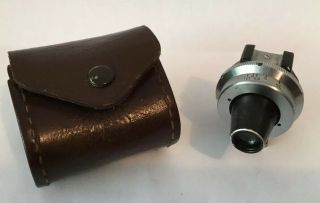 Rare Leica E.  Leitz Viooh Black Nose Variable Finder With Case