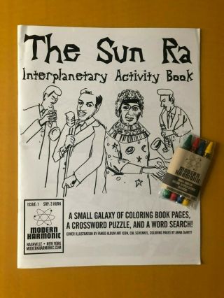 Sun Ra Interplanetary Activity Book Promotional Coloring Book Jazz Rare Lp