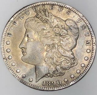 Carson City 1890 Cc Morgan Silver Dollar Color - Great Detail Rare
