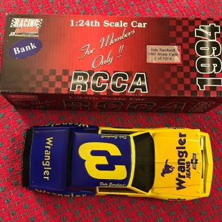 Dale Earnhardt Wrangler Die Cast Car.  Rcca.  1:24.  1 Of 5016.  Rare Car