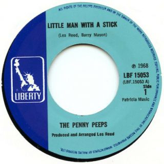 " Little Man With A Stick/ Model Village " - The Penny Peeps - Rare Psyche Reissue