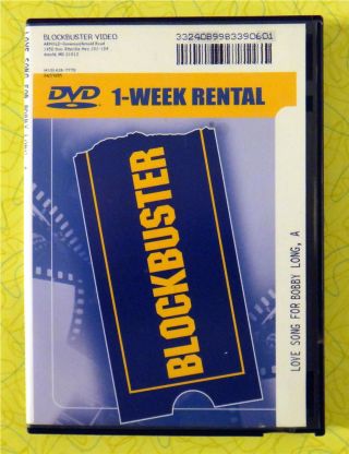 A Love Song For Bobby Long Dvd Movie Rare Blockbuster Video Rental Case