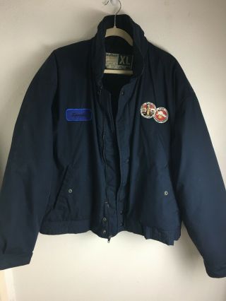 Rare Vintage County Of Los Angeles Fire Department Fireman Jacket Coat