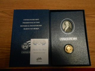 U,  S.  - President - Martin Vanburen - Historical Signature Set - (2008) Rare