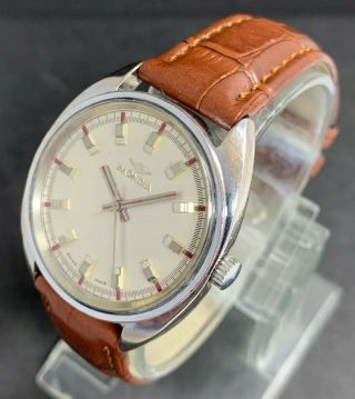 Rare MONDIA (Zenith) hand winding Swiss watch AS 1950/51 from 1968.  year 2