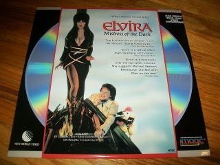 Elvira: Mistress Of The Dark Laserdisc Ld Very Rare Elvira