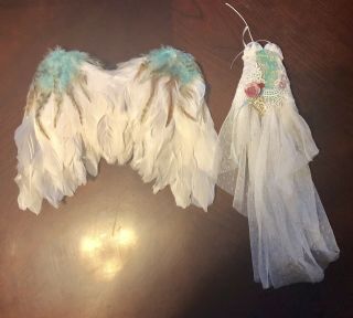 Fairyland Minifee 1/4 Bjd Fairy Wings And Dress Set Rare