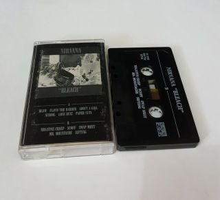 Nirvana Bleach Cassette Tape Ultra Rare Sub Pop Sp43a Usa
