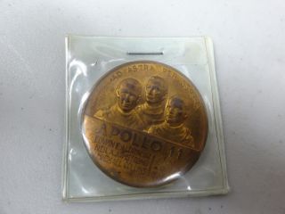 Old Rare Vintage Coin Token Apollo 11 July 20 1969 First Man On The Moon Aldrin