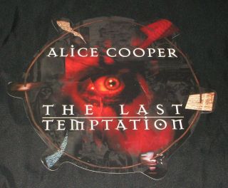 Alice Cooper The Last Temptation In Store Promo Poster Flat Round Rare